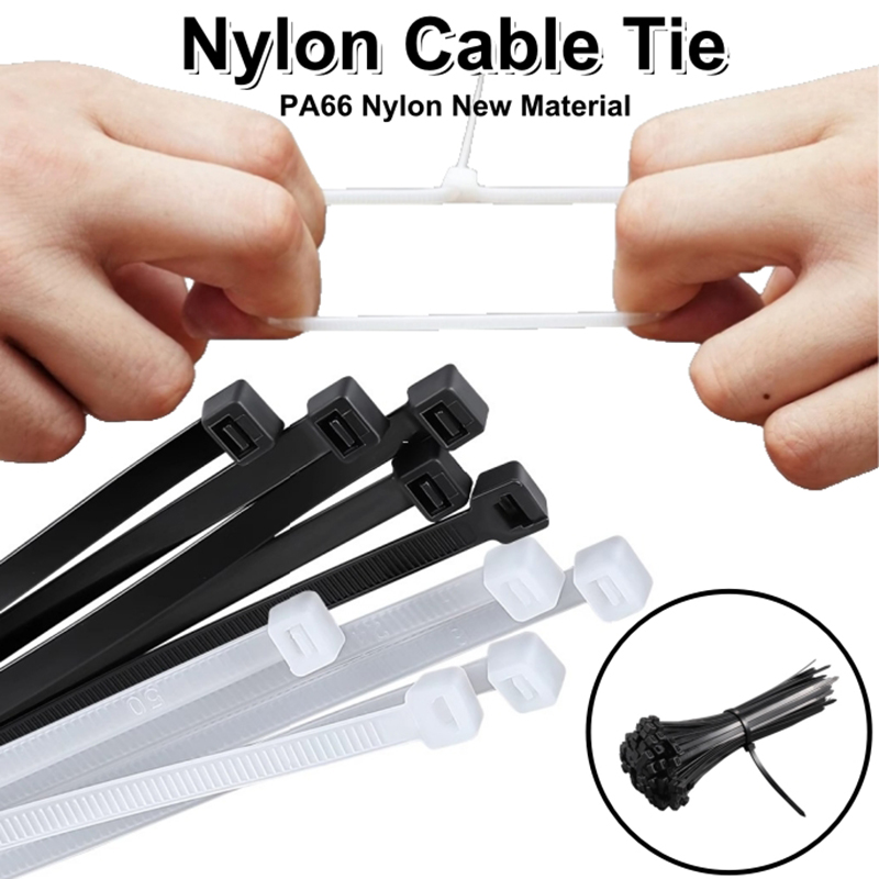 Home Improvement Usa - Self-Locking Nylon Ties Adjustable Multi-Purpose Cable