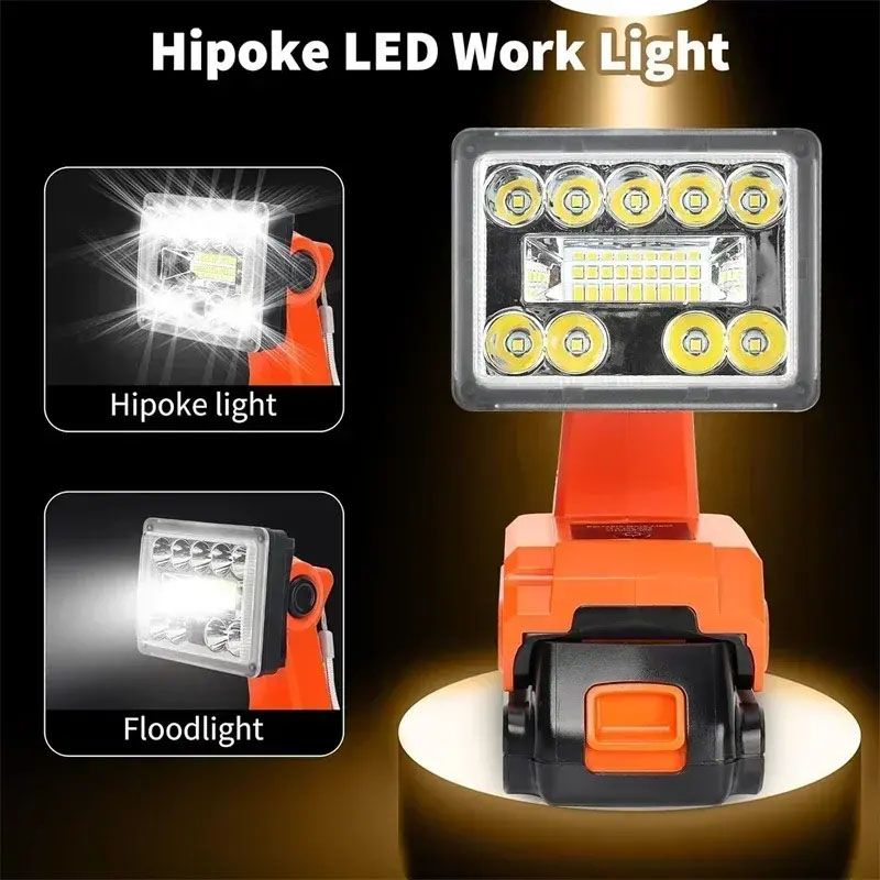 Cordless Work Light LED Flashl - Black+Decker Tool Cordless 评论和价格