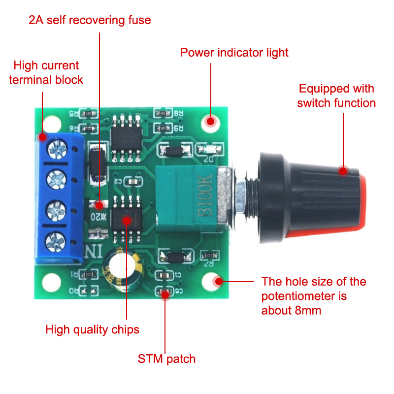1Pcs Adjustable Speed DC Motor - Home Improvement Usa 评论和价格