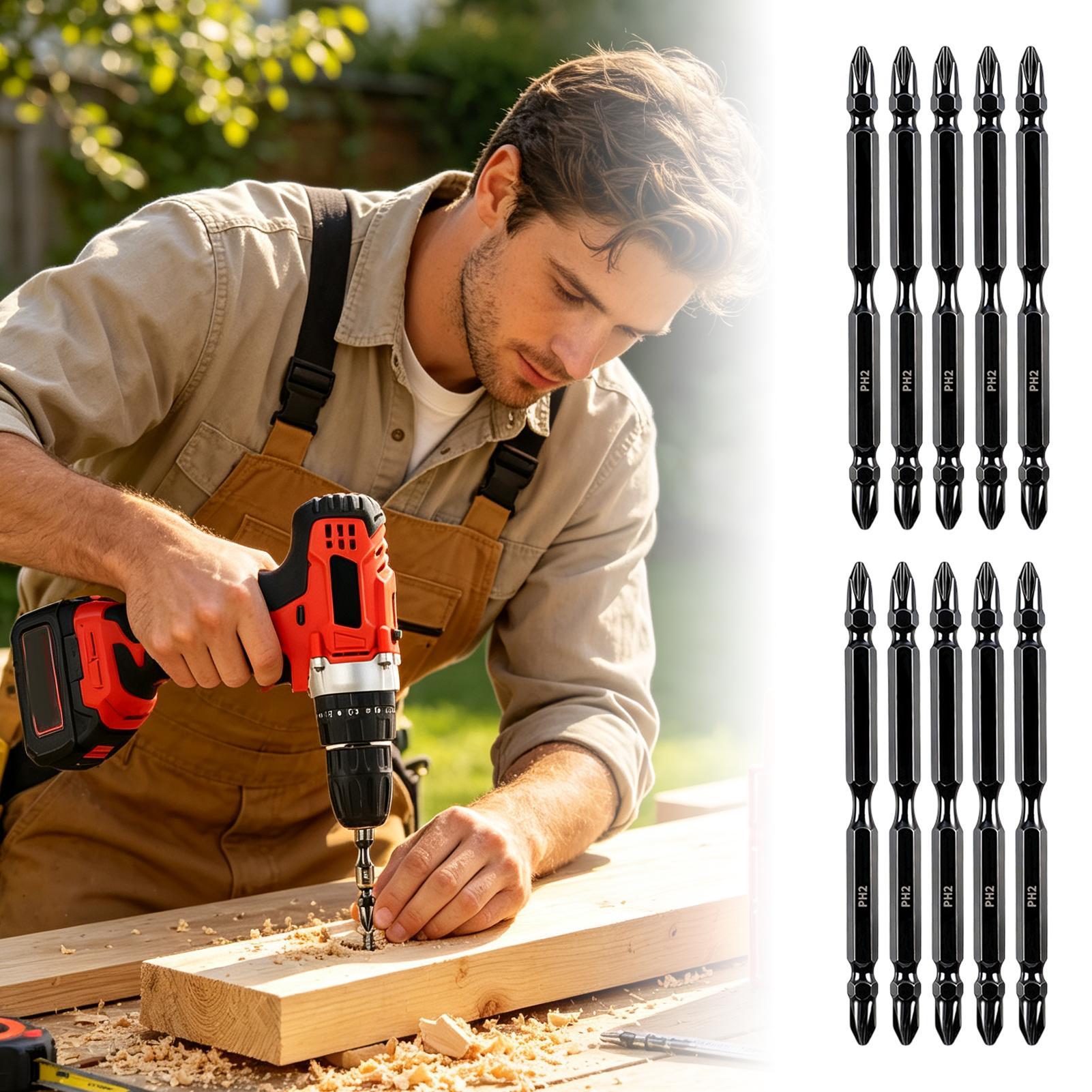 Magnetic Drill Bits Double-End - Screwdriver Set Precision 评论和价格
