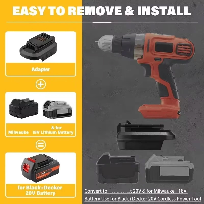 For Black Decker Tool Adapter  - Black+Decker Tool Cordless 评论和价格