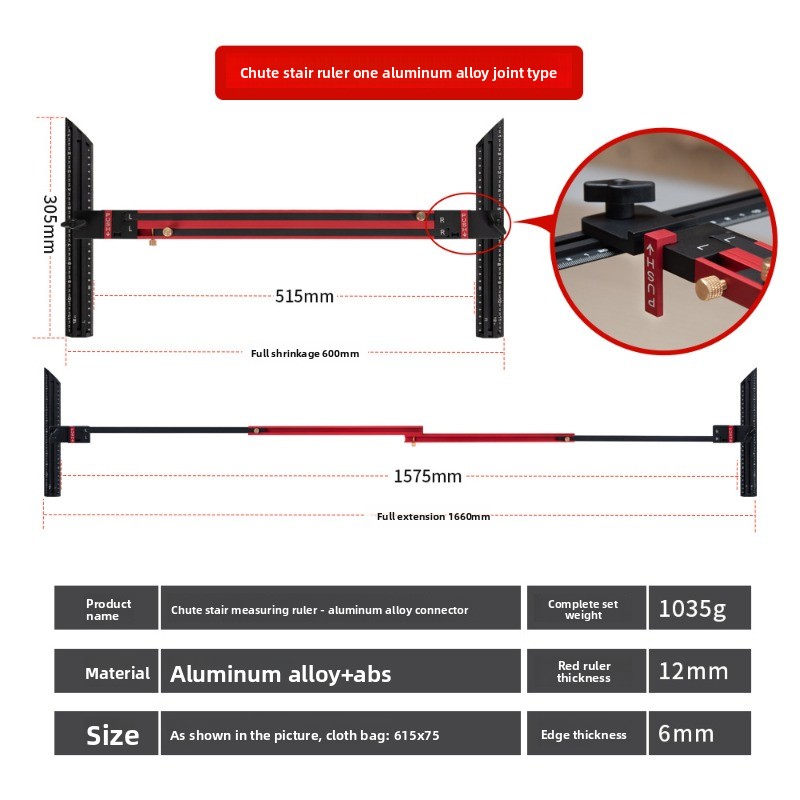 Aluminum Alloy Stair Ruler,Hig - Home Improvement Usa 评论和价格