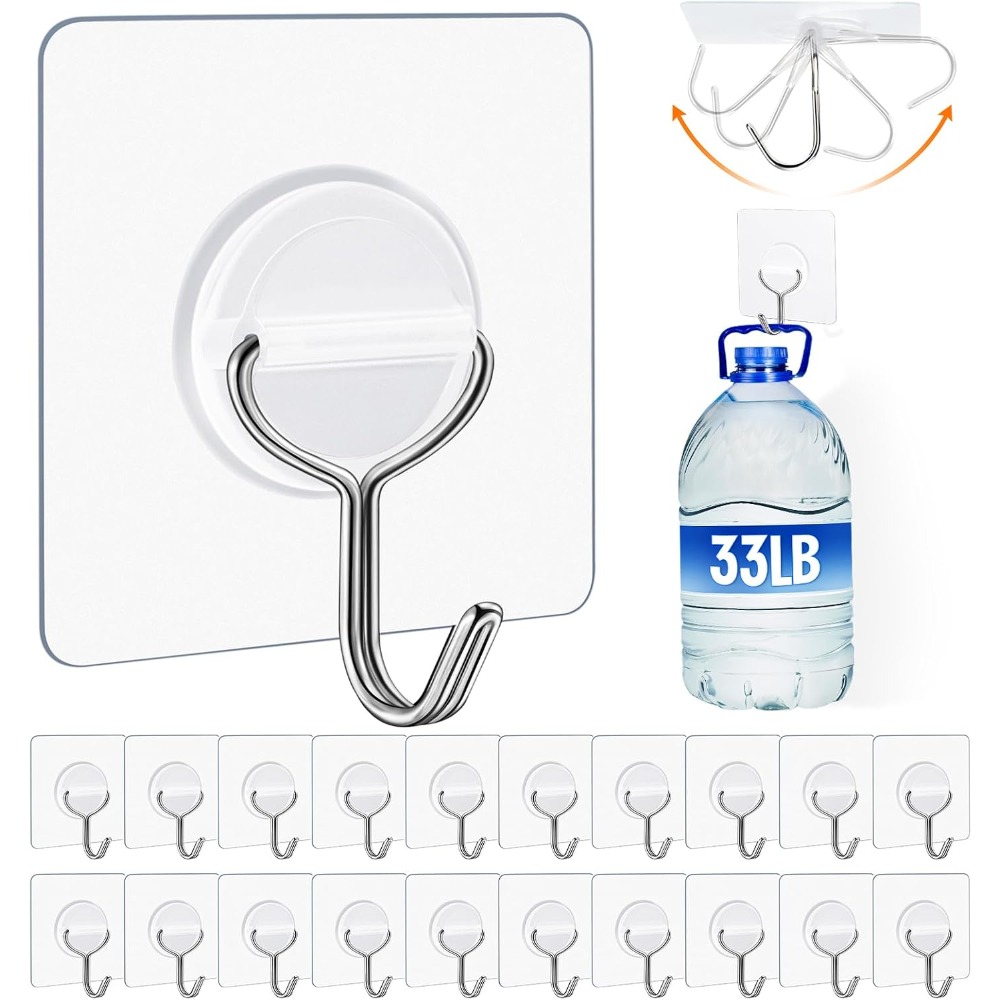 Heavy Duty Adhesive Wall Hooks - Home Improvement Usa 评论和价格