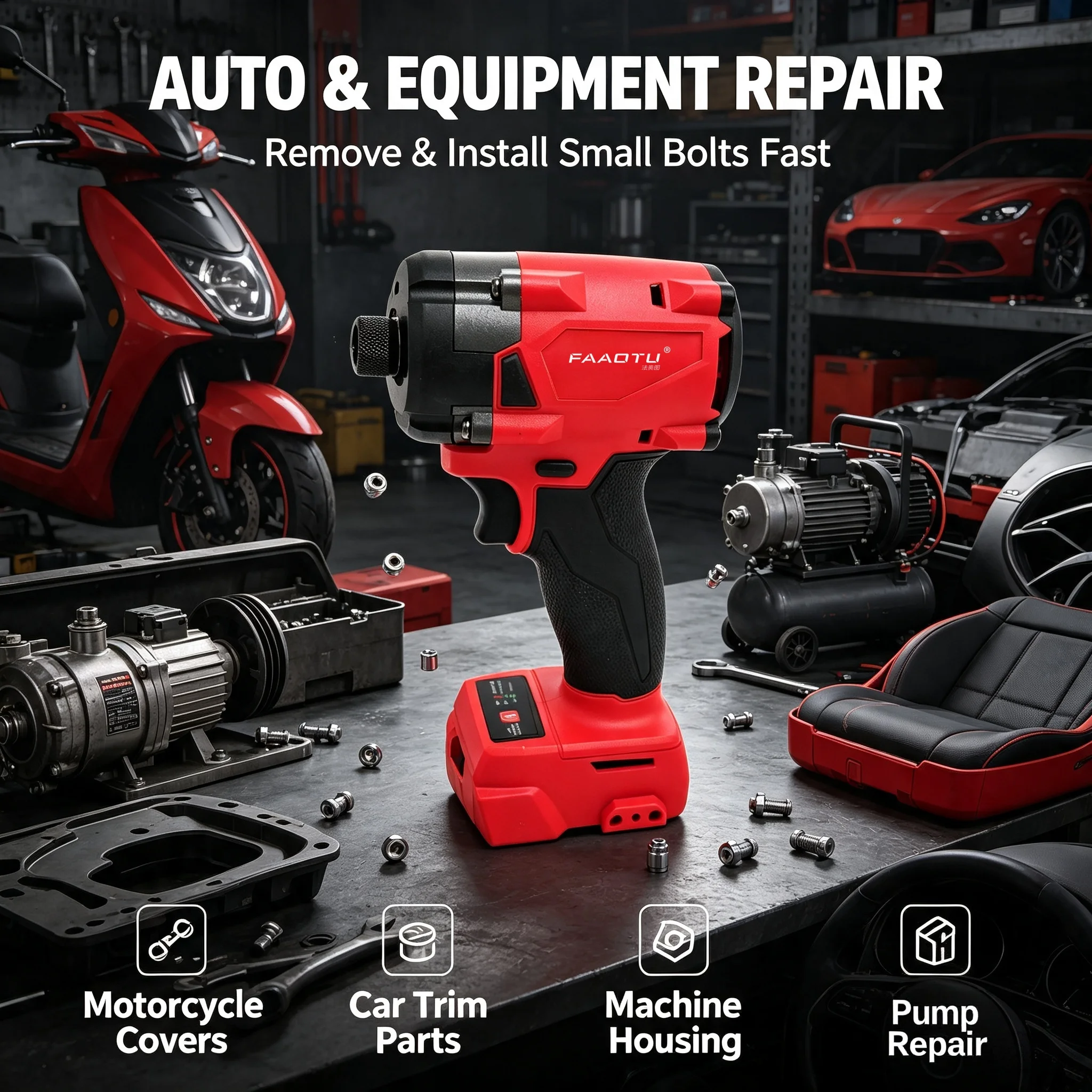 FAAOTU 18V Cordless Electric S - Home Improvement Usa 评论和价格
