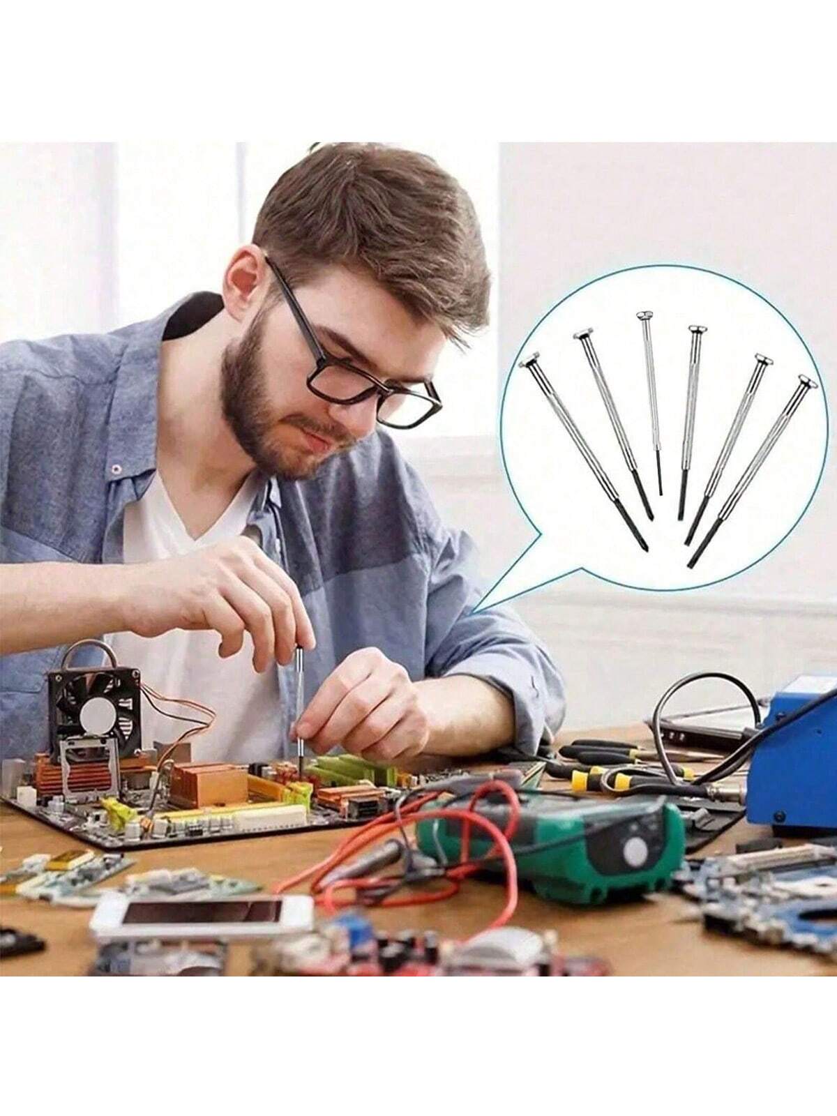 6pcs Screwdriver Set, Eyewear  - Screwdriver Set Precision 评论和价格