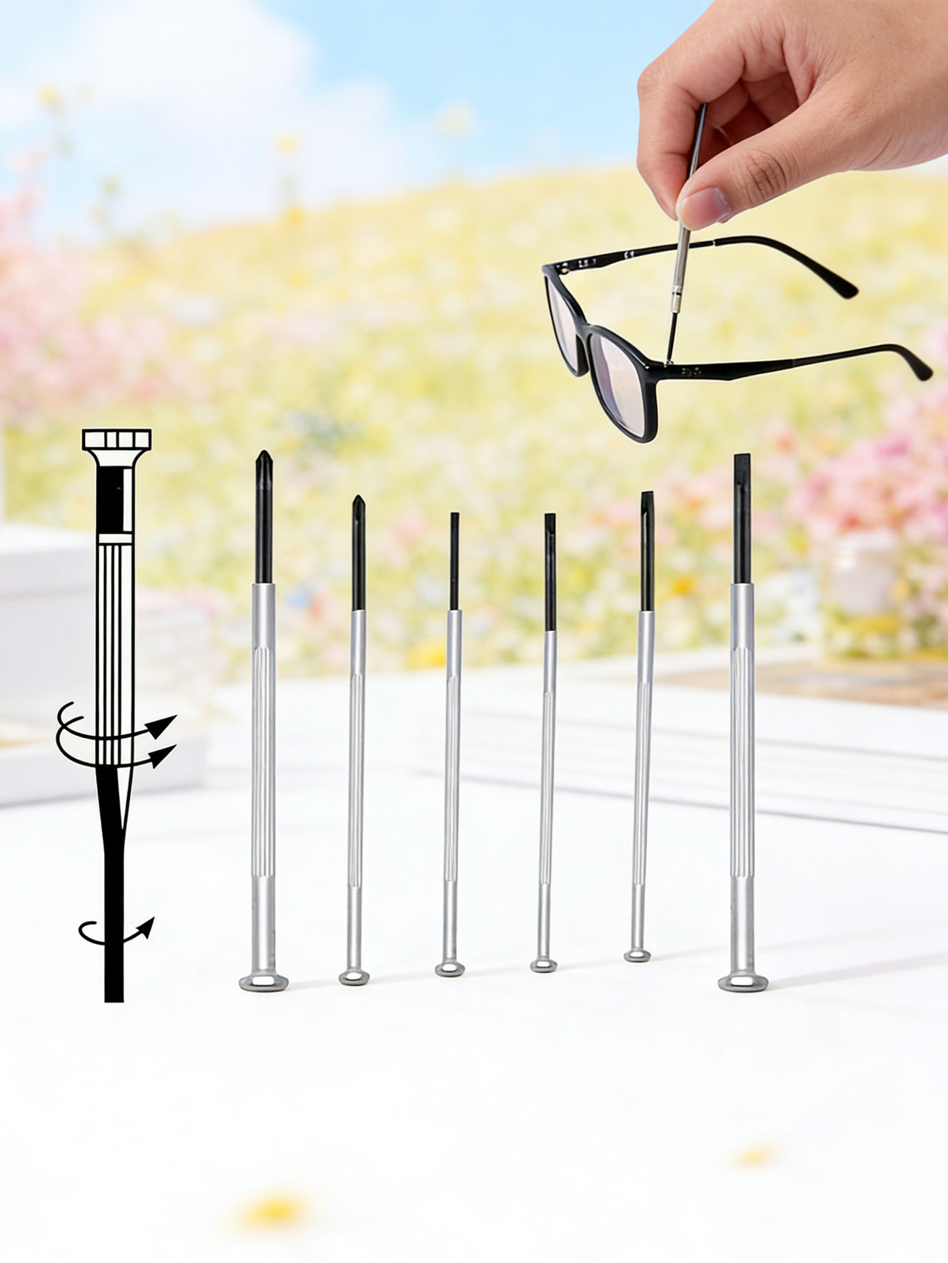 6pcs Screwdriver Set, Eyewear  - Screwdriver Set Precision 评论和价格